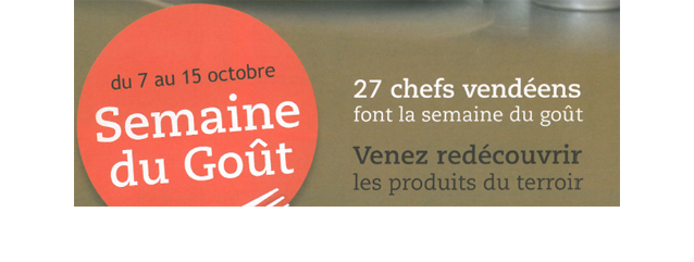 Vendée Qualité 1 - Semaine du goût 2017