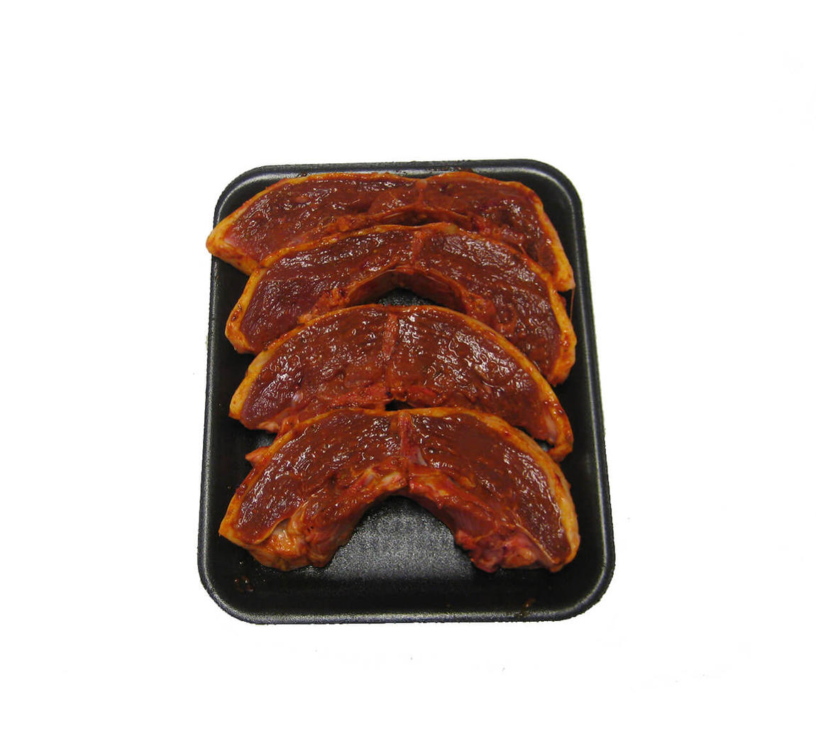Côtelettes de canard marinés