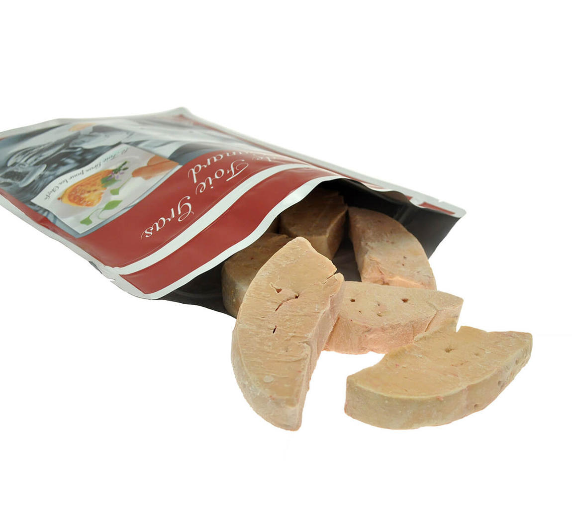 escalopes surgelées de foie gras