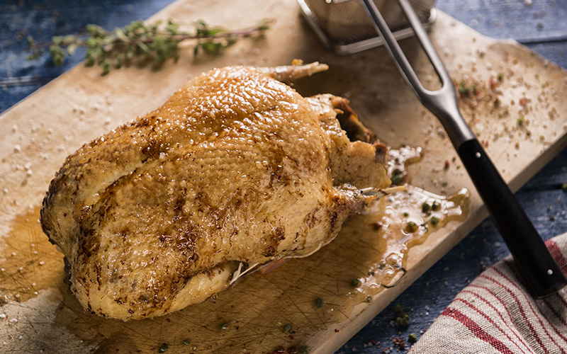 Canette rôtie Ernest Soulard